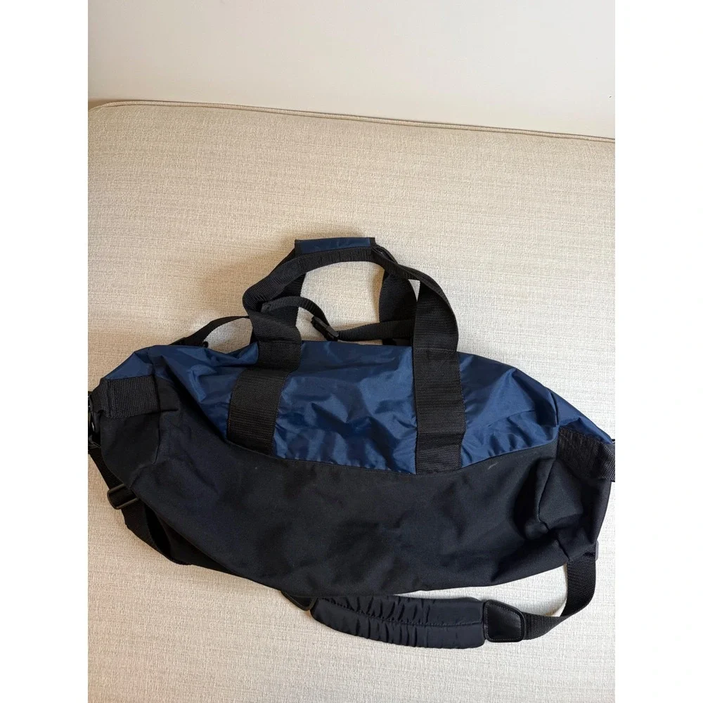 Vintage LL Bean Made in USA Adventure Duffle Bag Large 1990s Navy V273 Travel